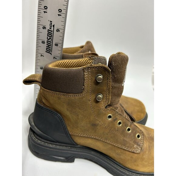 Carhartt Ironwood Work Boots Size 9/ FT6500-M Wide Alloy Toe 6" Water/Slip Proof - Picture 11 of 11